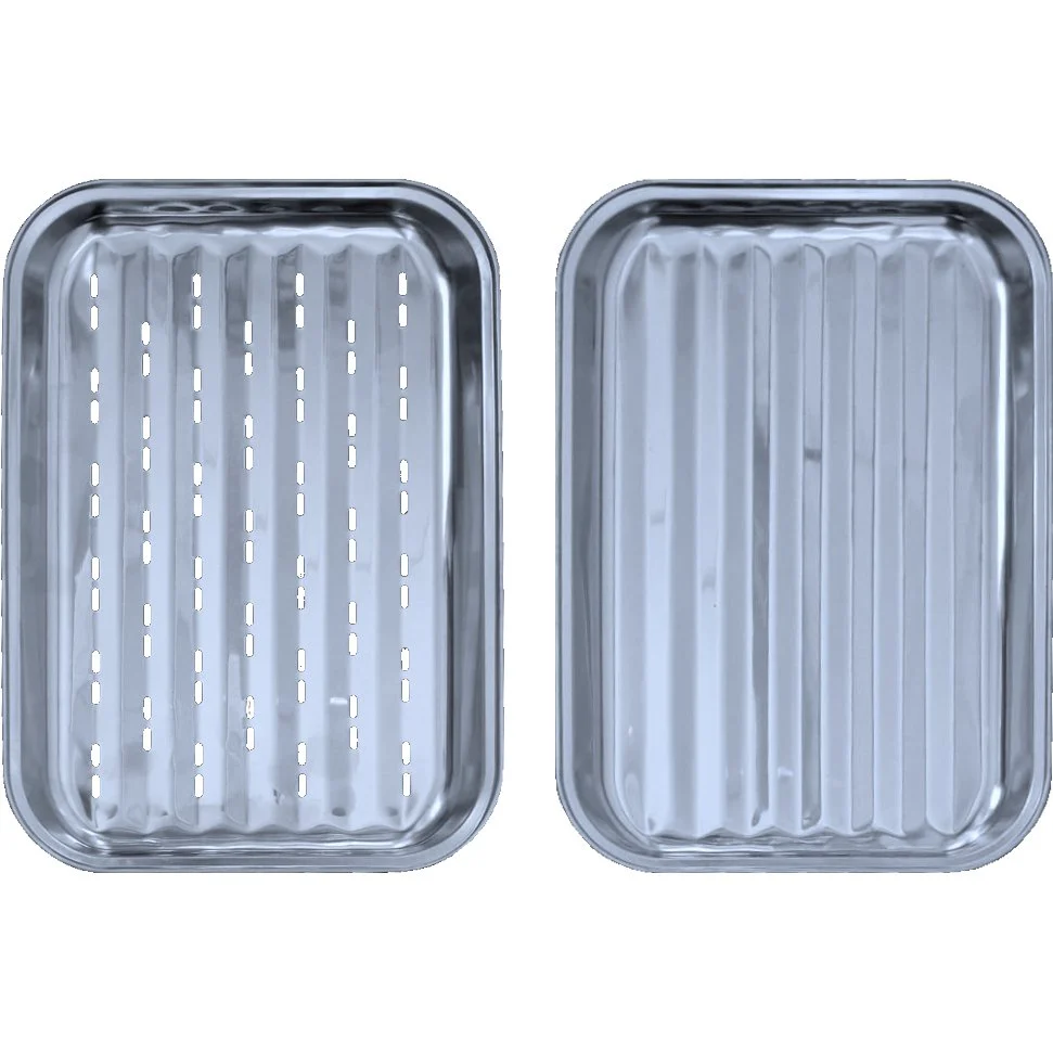 Babossa Grillschalen Set, Edelstahl