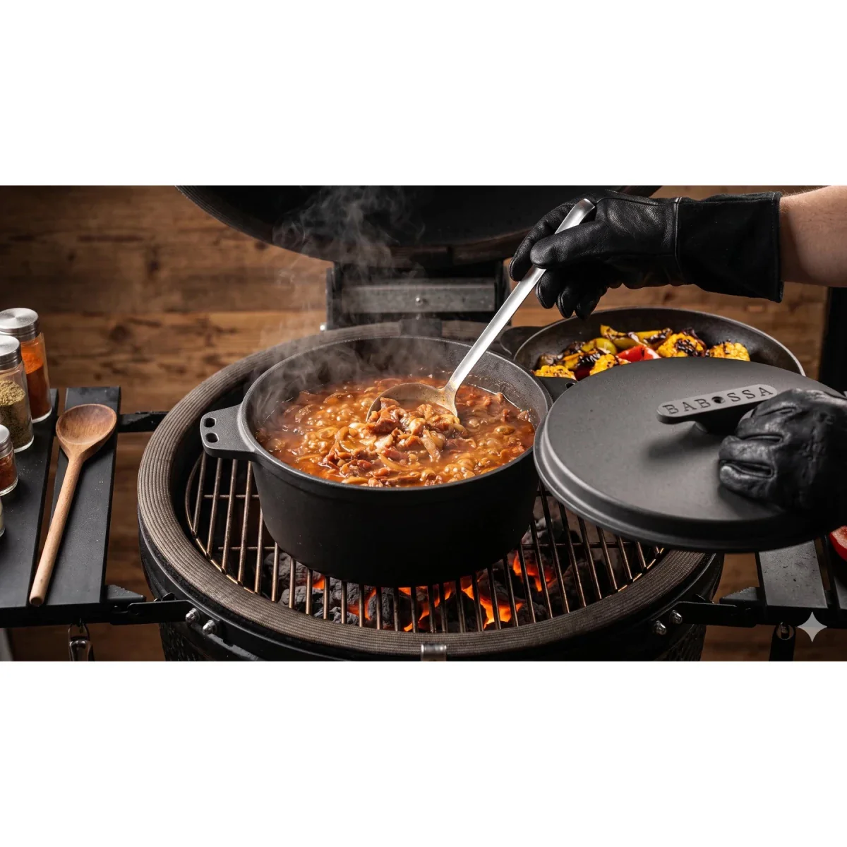 PRECISION | Komplettset 4.5er + 9er innovativer Gusseiserner Topf | SET Deckelheber & Kreuz | Dutch Oven | Made in Germany - Jetzt vorbestellen für voraussichtliche Auslieferung Juni 2026 - Image 7