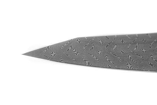 Babossa Damastmesser, Wüsteneisenholzgriff - Image 2