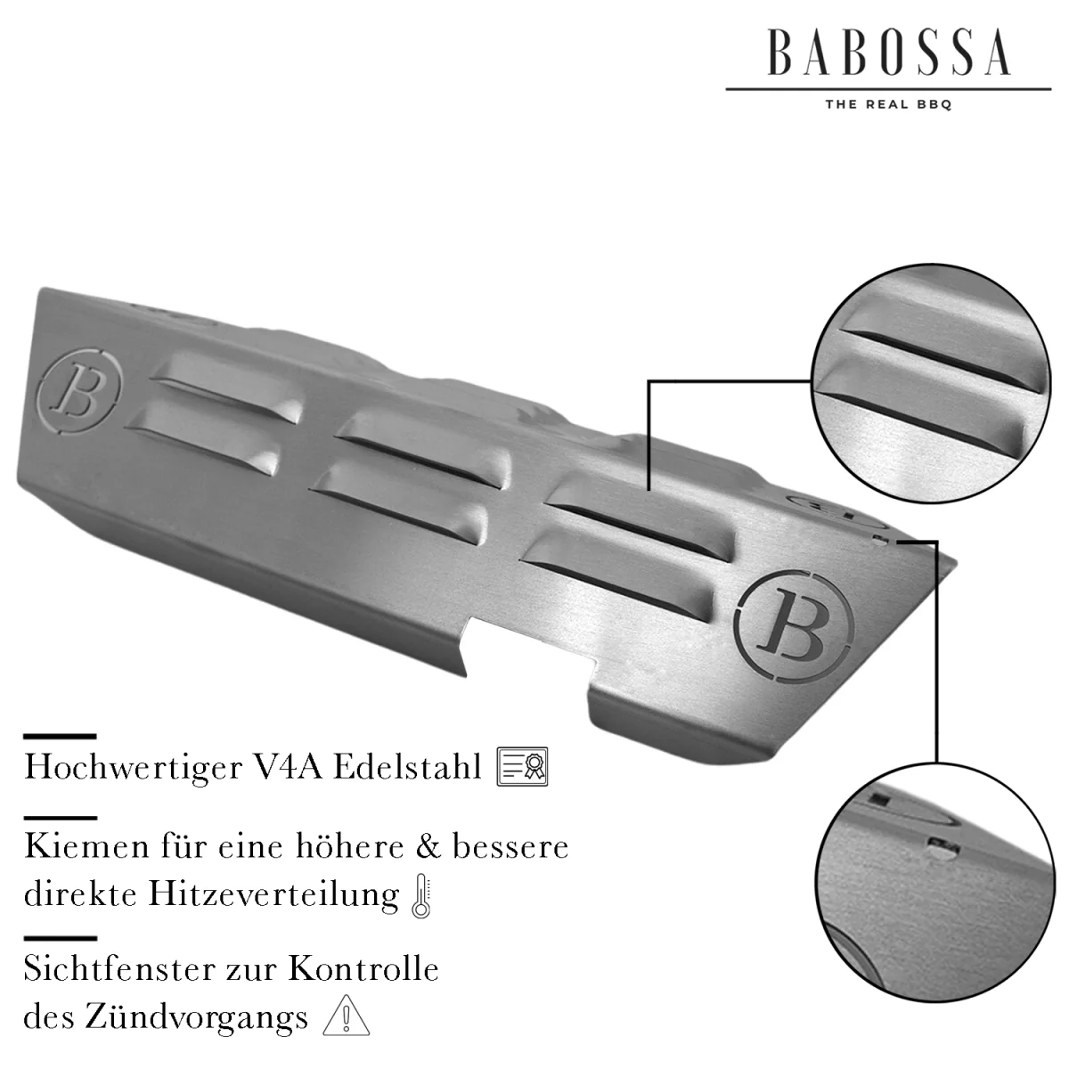 Flammschutzblech | V4A Edelstahl | Enders Monroe Turbozone bis 2025 - Image 4