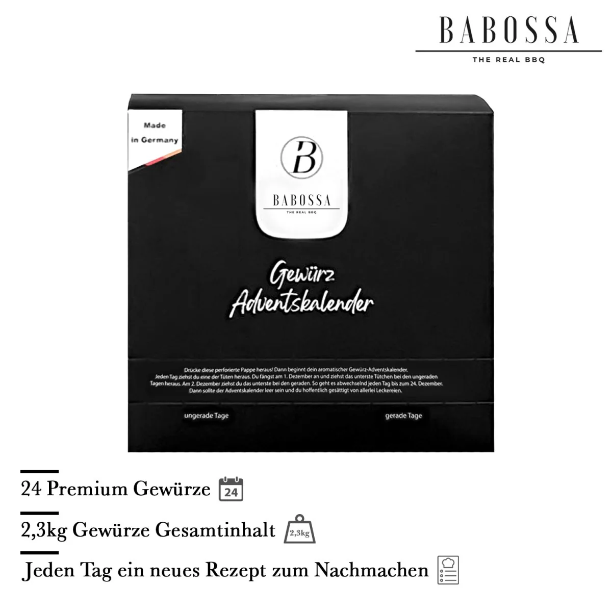 BABOSSA Gewürz-Adventskalender | Das ideale Geschenk für Genießer - Image 3