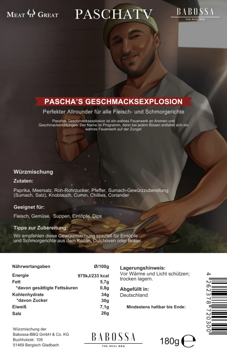 Pascha´s Geschmacksexplosion | Kazan Gewürz | PaschaTV | 180g Beutel