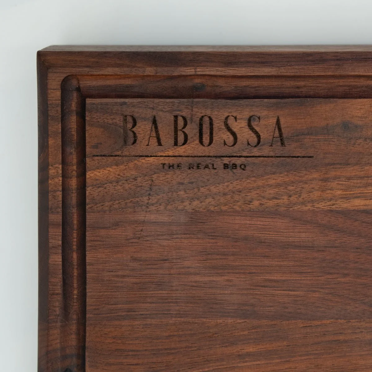 BABOSSA | Nussbaum Schneidebrett XL | Naturkante | Saftrille | 70x40x6 cm - Image 4