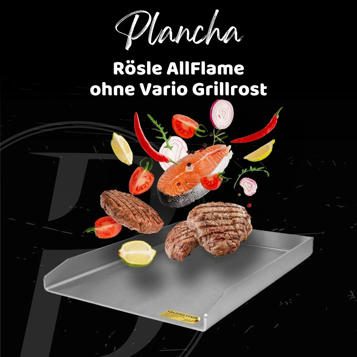 Plancha | Grillplatte | Rösle AllFlame ohne Vario Grillrost